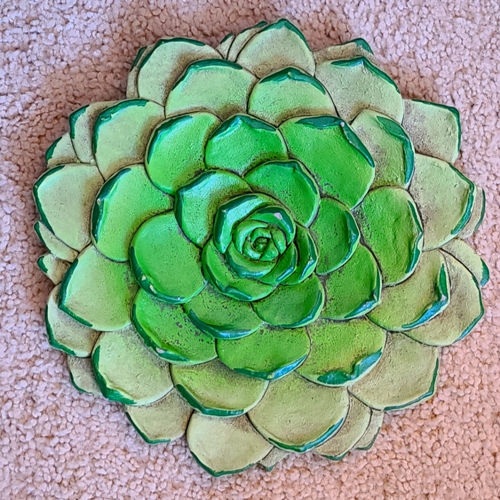 NWT Succulent Garden Stepping Stone